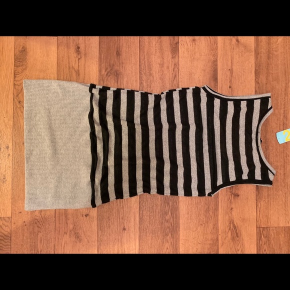 glitter dress stripped dress - Picture 5 of 5